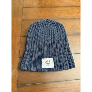 Love Your Melon Wild Minnesota Twins Baseball Dark Blue Knit Beanie‎ Hat Cap